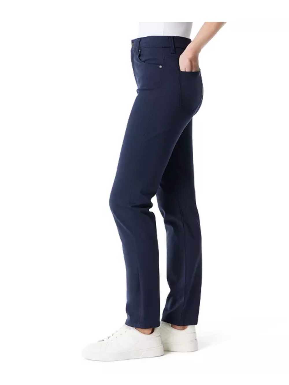 NWT! Gloria Vanderbilt Classic Rise Tapered Leg Performance Ponte Pants 10 Short